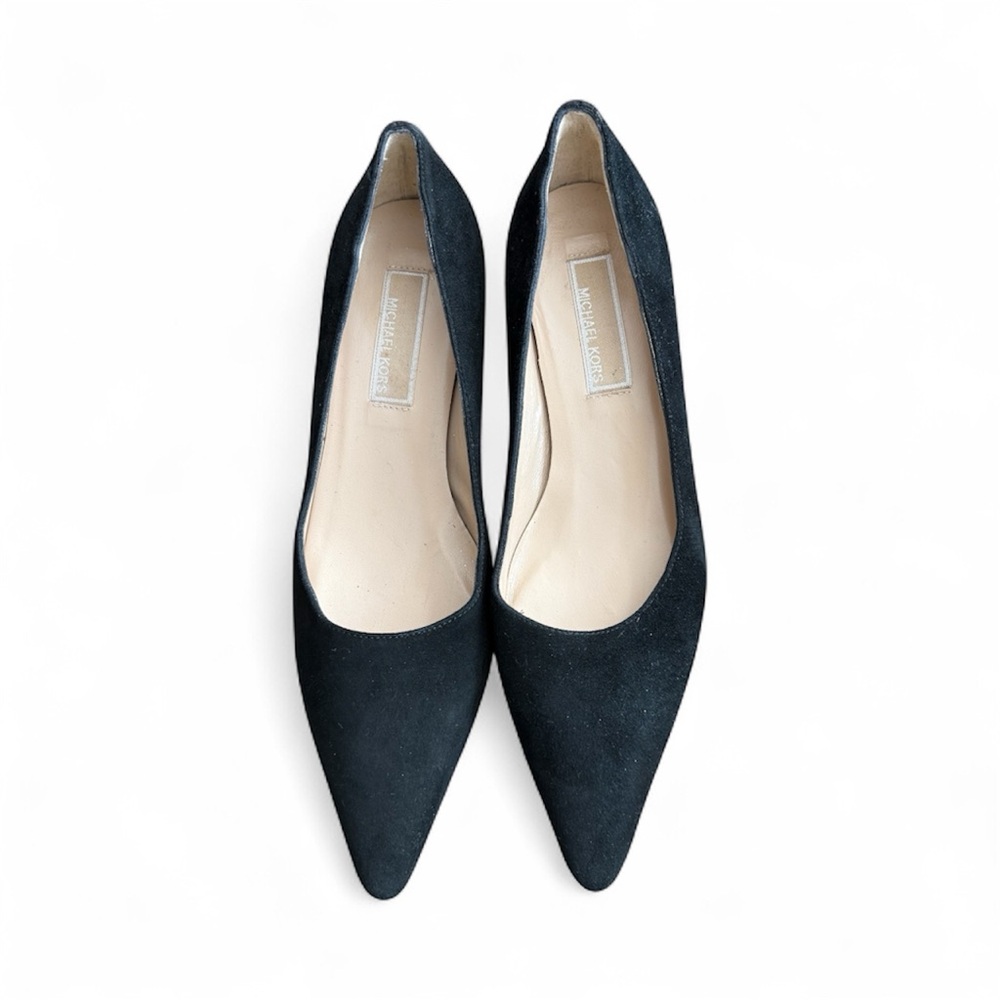 Michael Kors Black Suede Heels